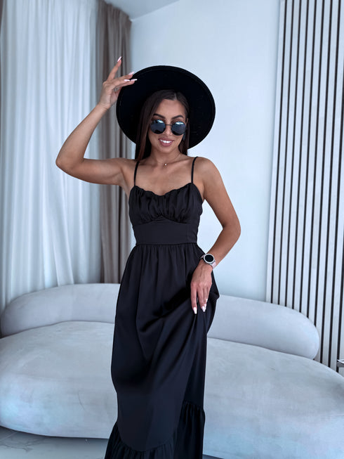 "BLACK ELEGANCE" garā kleita 9267